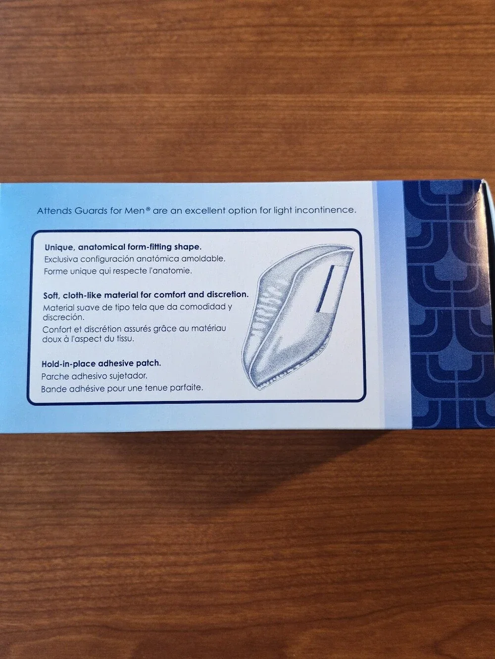 Attends Guards for Men NEW Unopened Disposable Lightweight Incontinence Pads 4pk